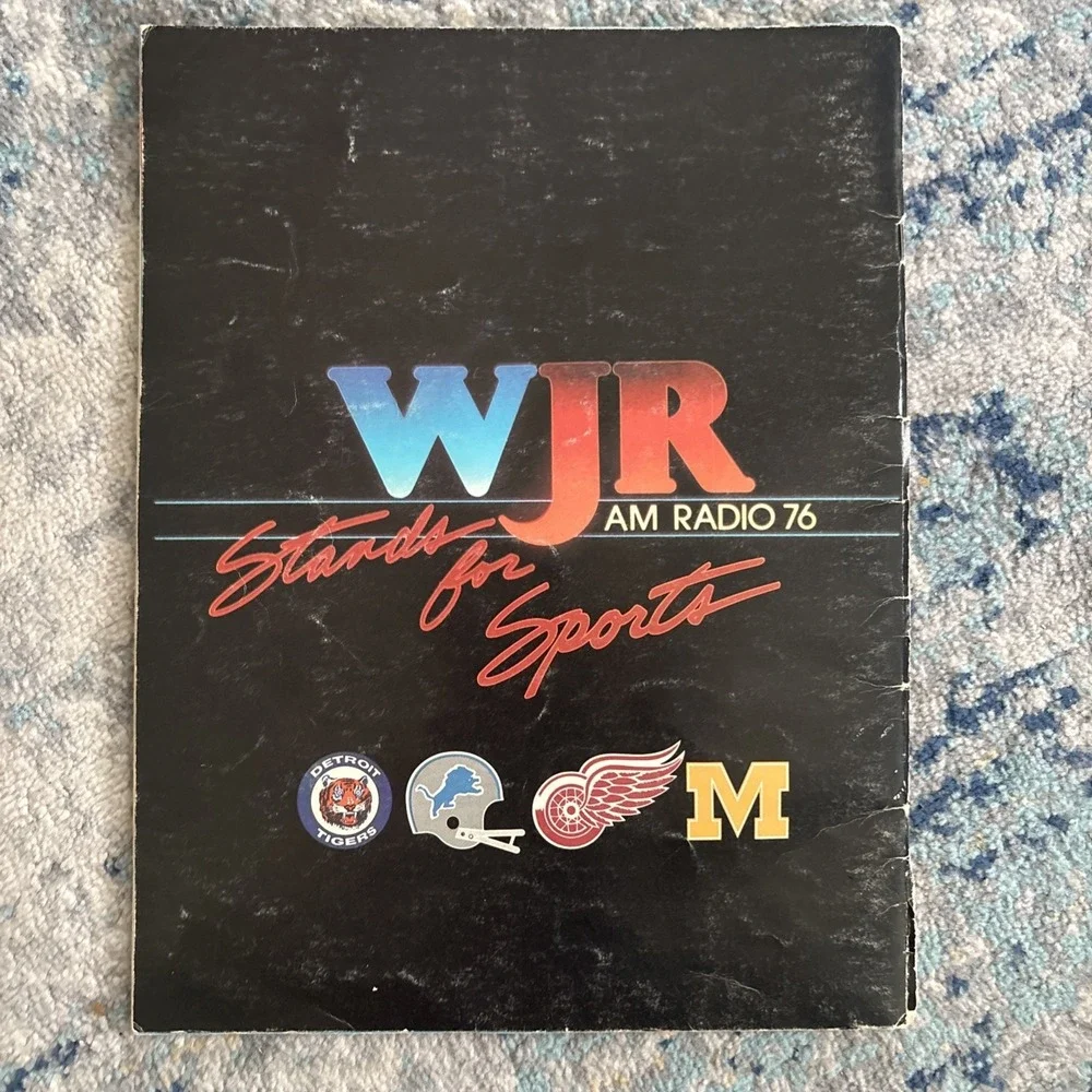 ORIGINAL 1984 DETROIT TIGERS YEARBOOK DECENT CONDITION WORLD CHAMPIONS